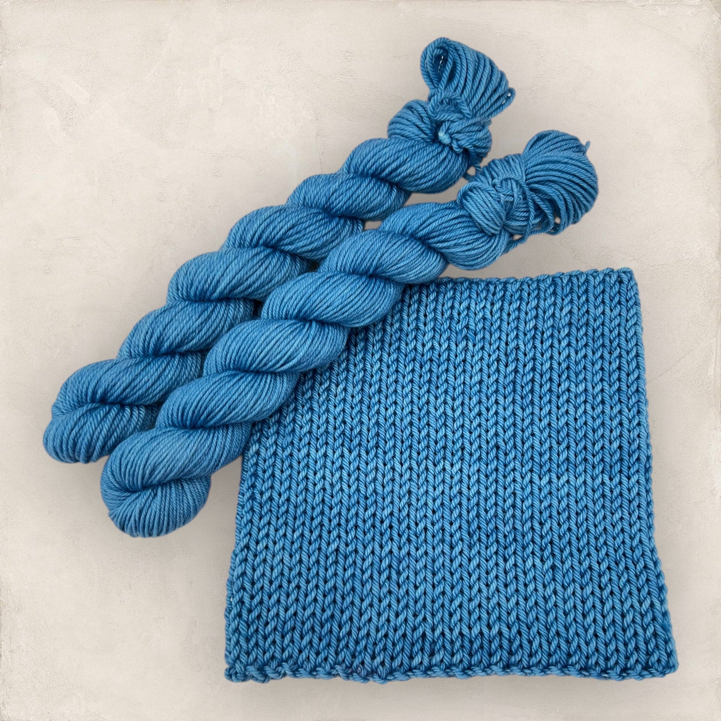 4 Ply / Sock or DK Yarn 100g- 50g - 20g -10g Indigo Denim Blue P338 image 1