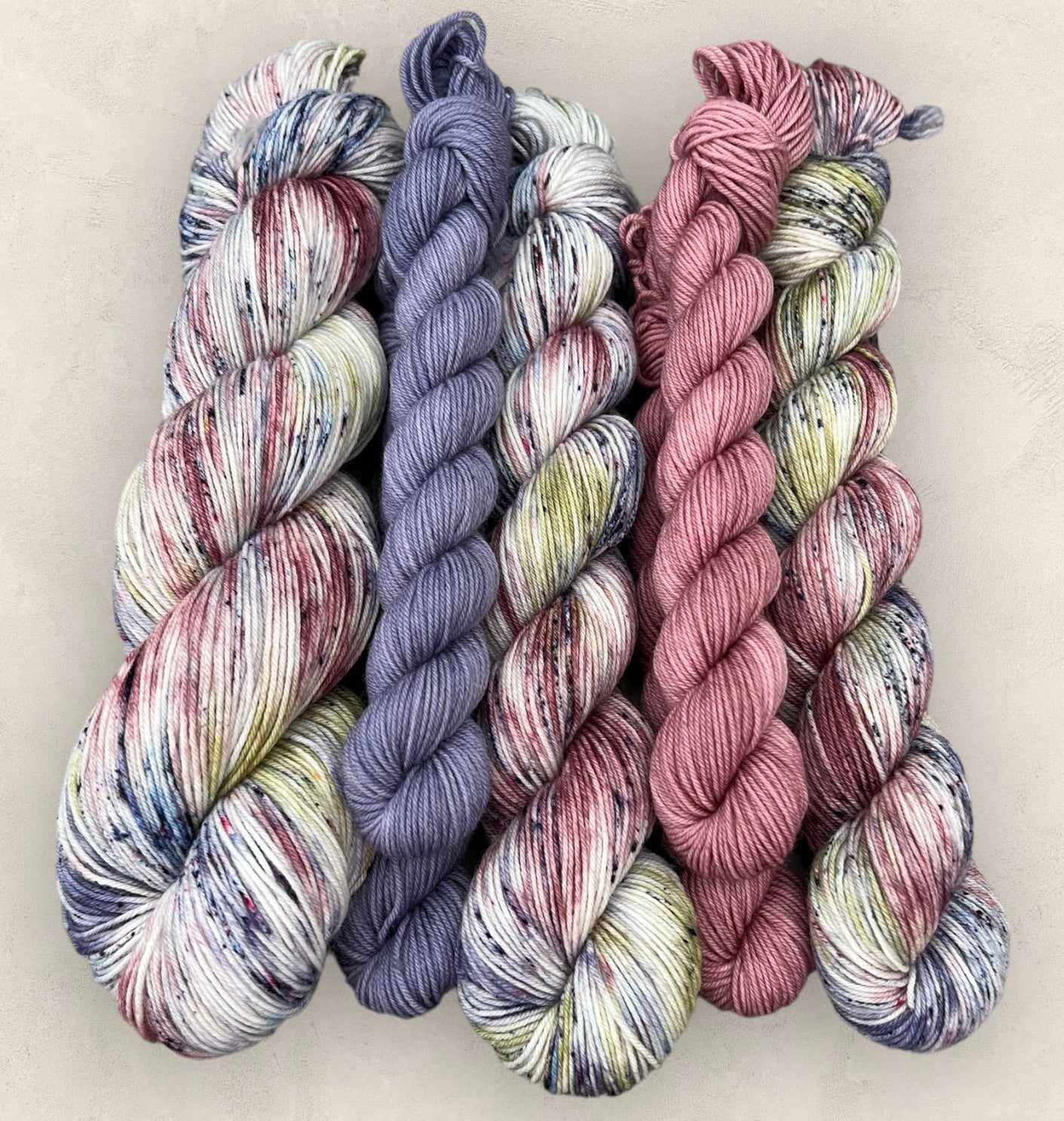 Antique Rose Sock Set 4 Ply - Fingering Weight image 2